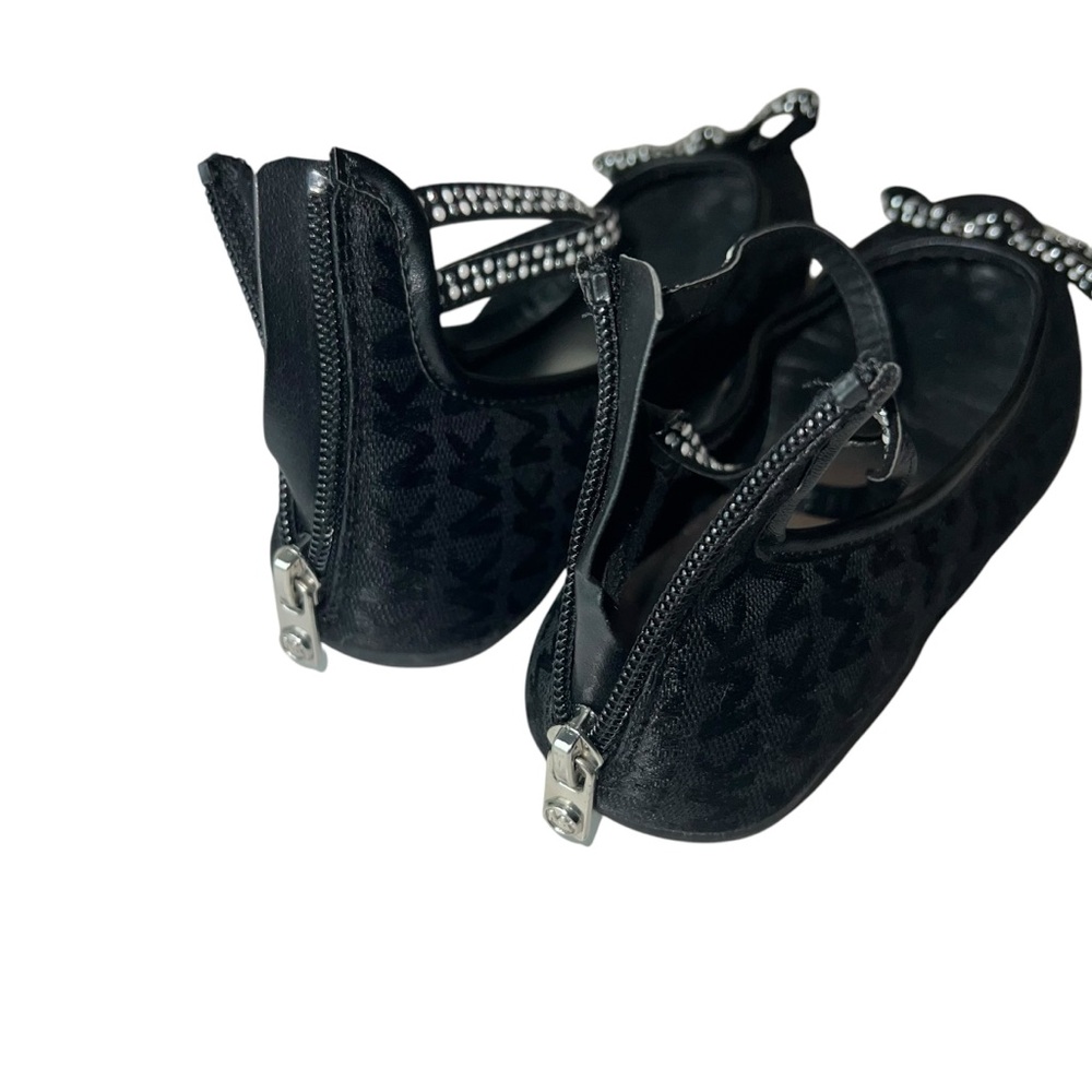 Michael Kors Black Dress Shoes with Silver Accents - Picture 7 of 10